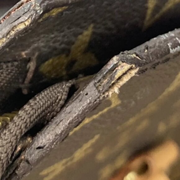 LOUIS VUITTON BABYLONE Shoulder Bag Monogram Leather Brown France - Picture 13 of 14